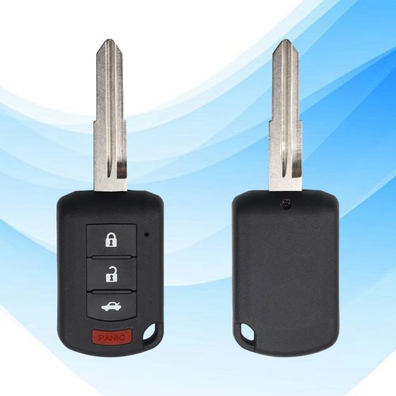2016-2017 Mitsubishi Outlander Lancer / 4-Button Remote Head Key with Shoulder / PN: 6370B945 / OUCJ166N (AFTERMARKET)